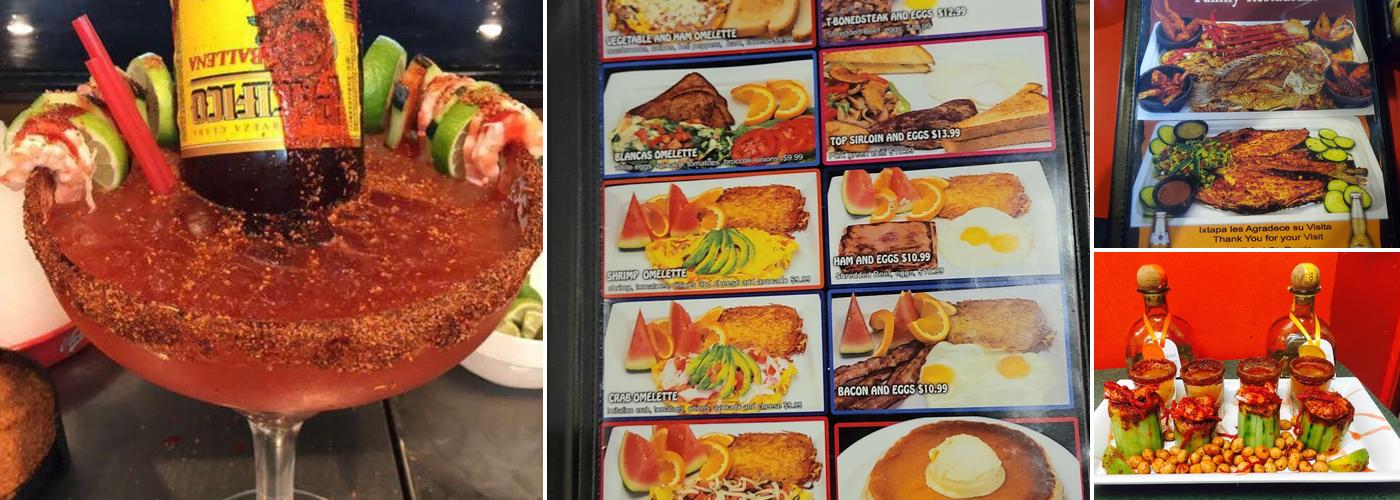 Mariscos playa de ixtapa Menu