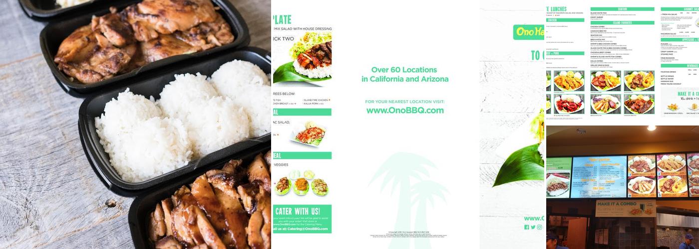 Ono Hawaiian BBQ Menu