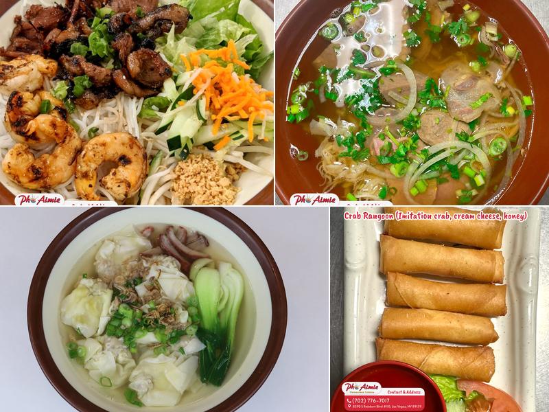 Pho Aimie Menu
