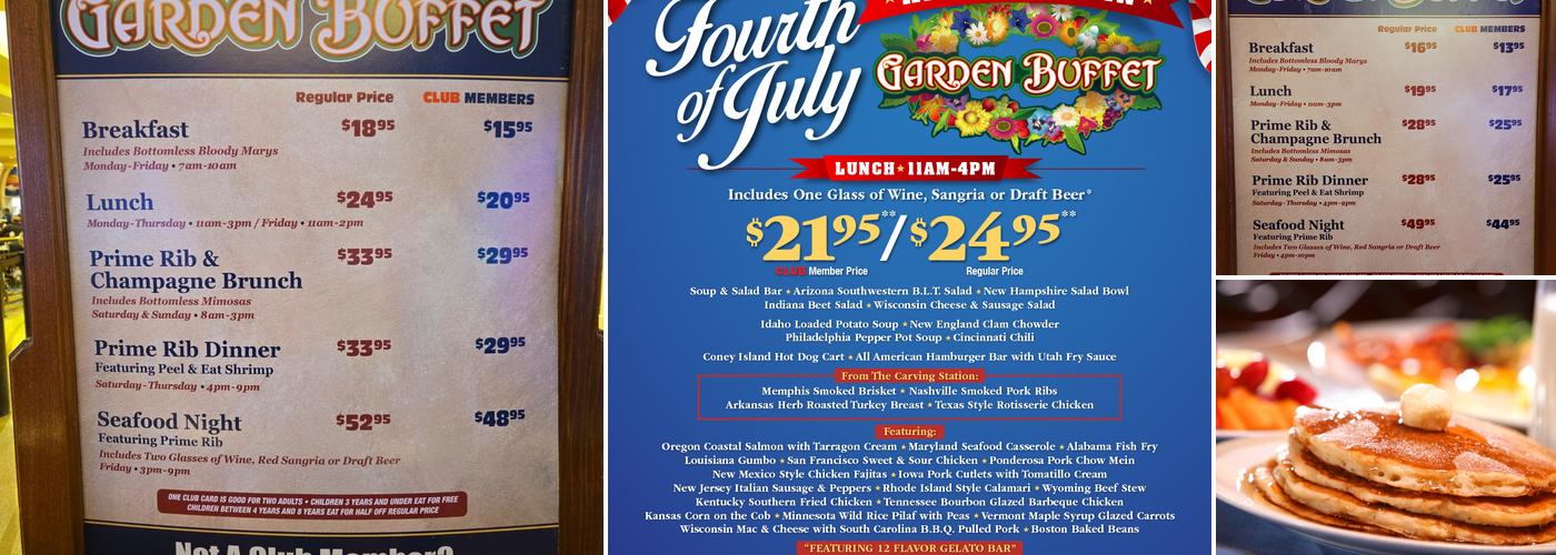 Garden Buffet Menu