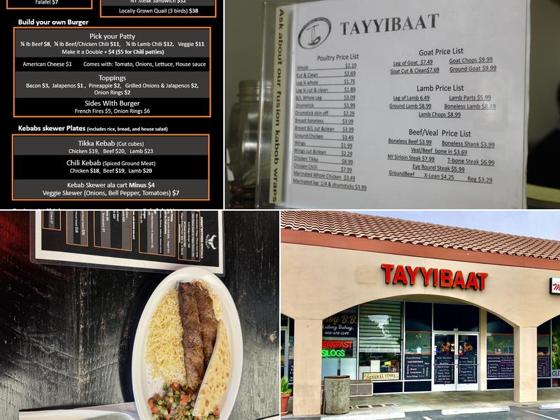 Tayyibaat Menu
