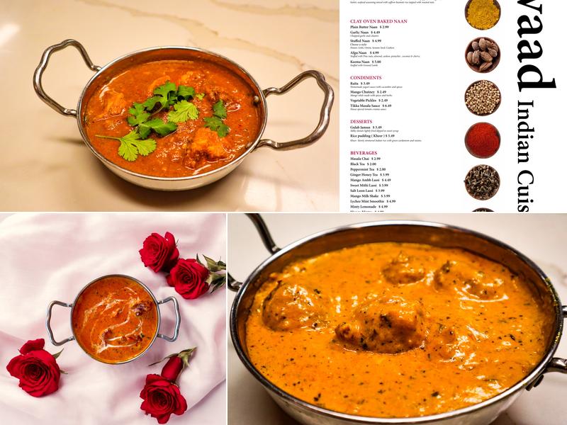 Swaad Indian Cuisine Menu
