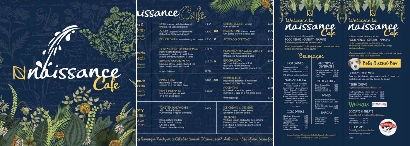Naissance Cafe Menu