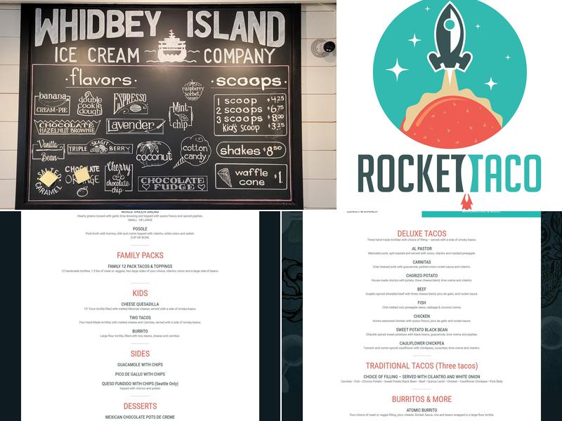 Rocket Taco Menu