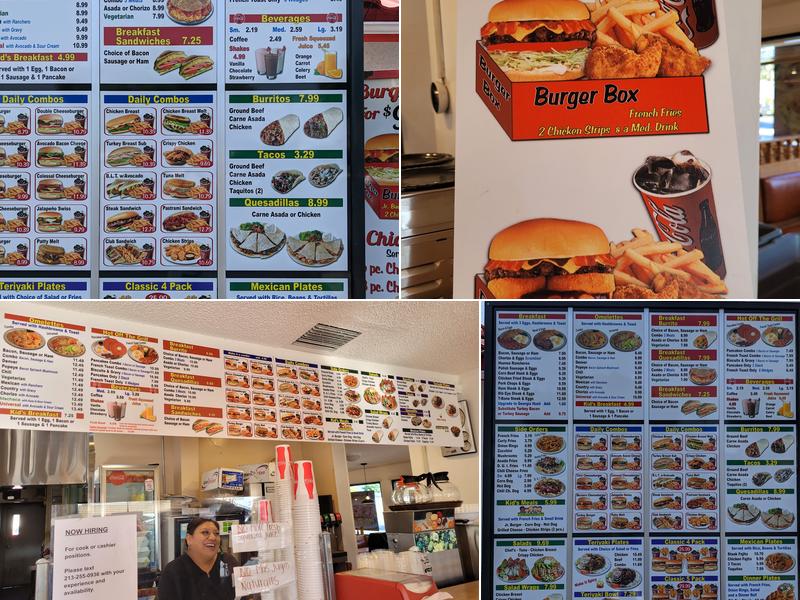 Classics on Crenshaw Menu