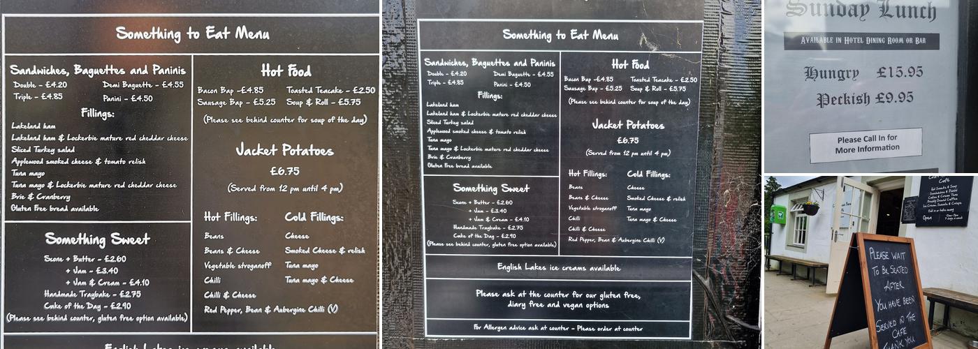 Croft House Farm Café Menu