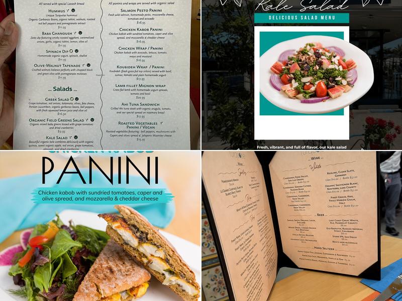 Turquoise Restaurant Menu