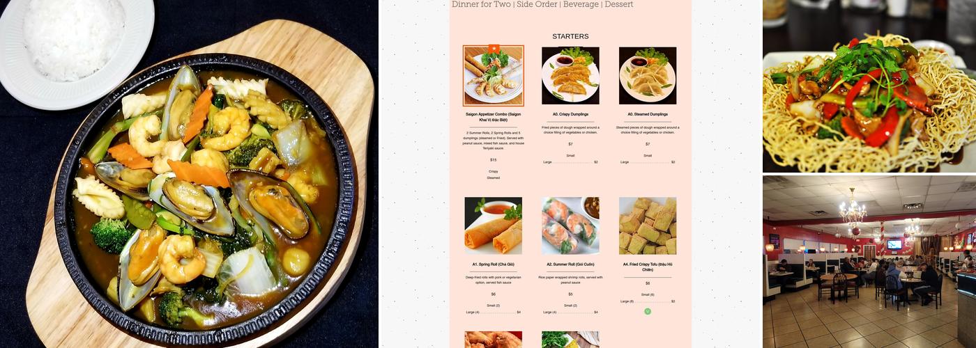 Saigon Noodle & Grill Menu