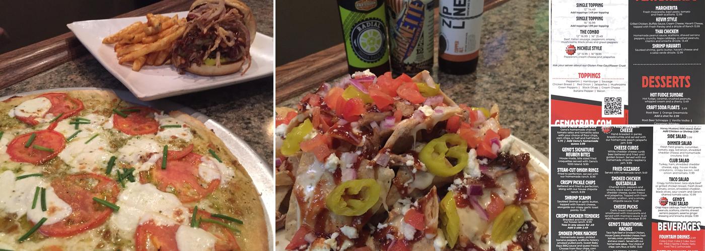 Geno's Bar & Grill Menu