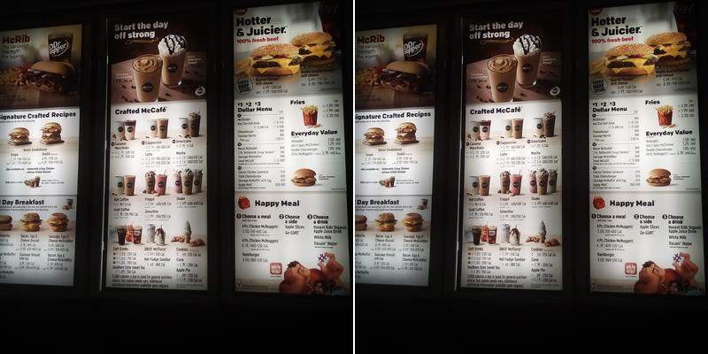 McDonald's Menu