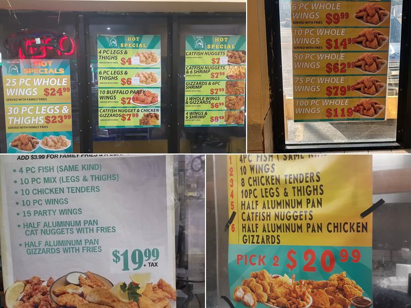 St Louis Fish & Chicken Menu