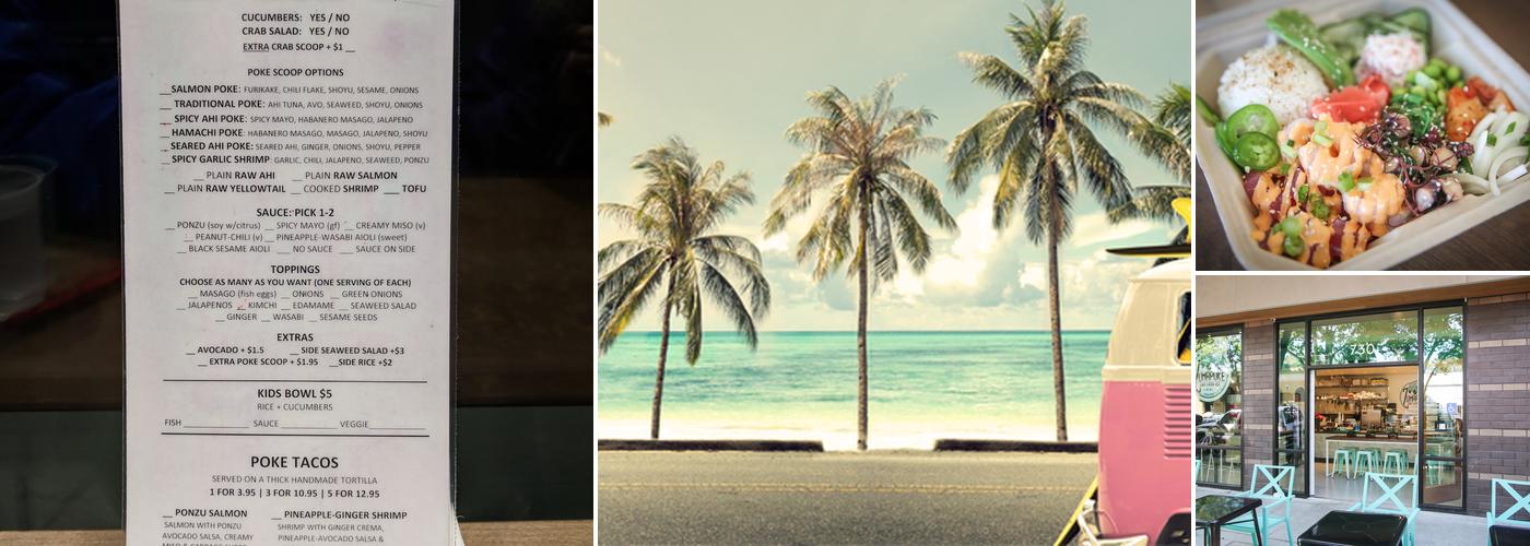 Zumapoke & Lush Ice Menu