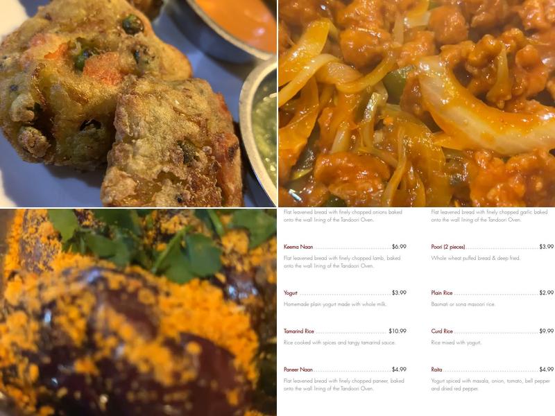 Preethi Indian Cuisine Menu