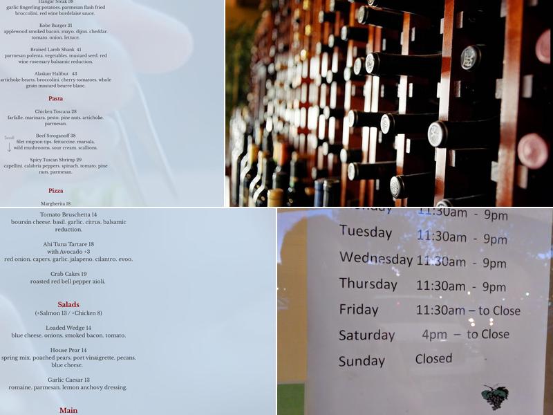 Sheila's Place Wine Bar & Cafe Menu