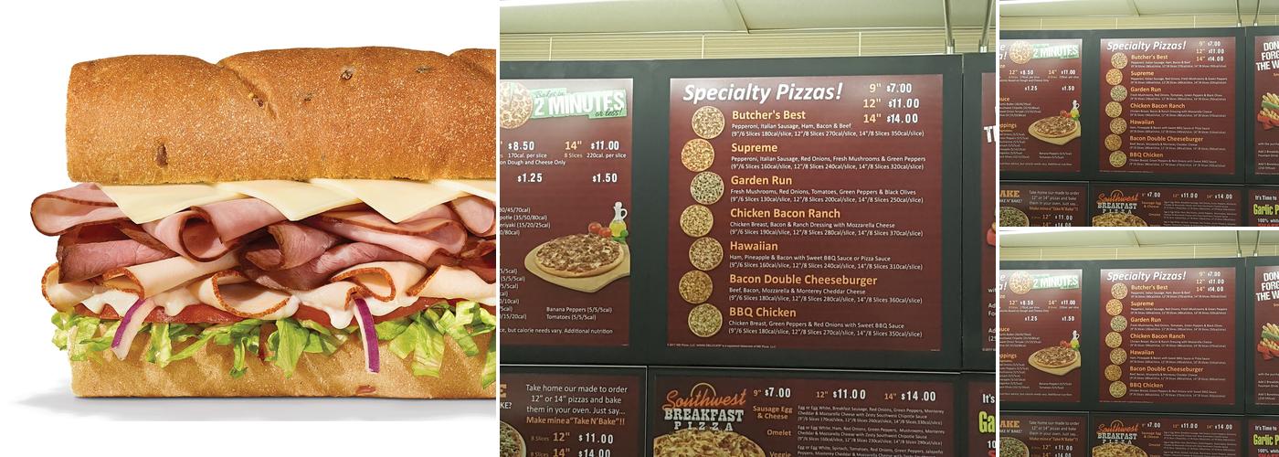 Subway Menu