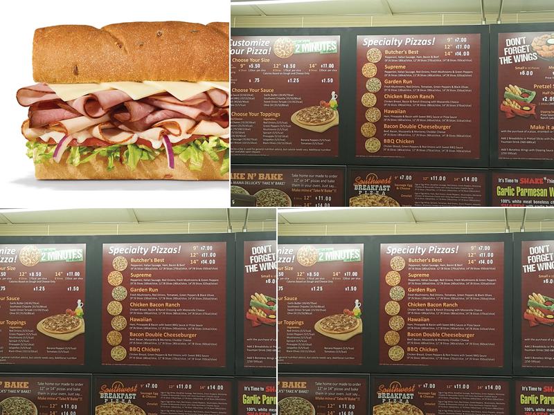Subway Menu