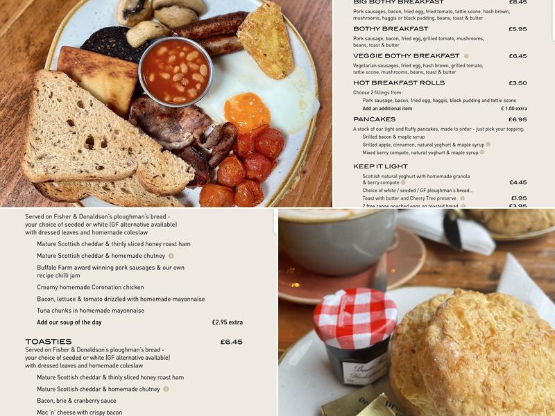 The Bothy at Boglily Menu