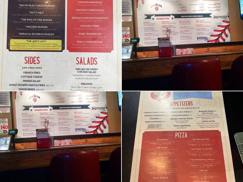 Huskerville Pub & Pizza Menu
