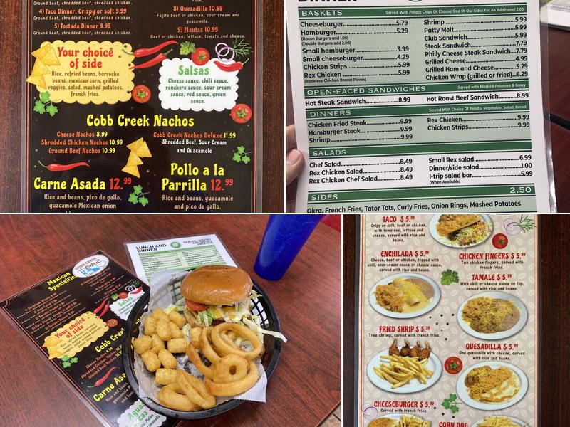 Cobb Creek Cafe Menu