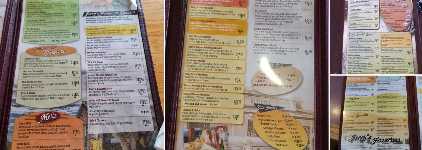 Jerry's Menu