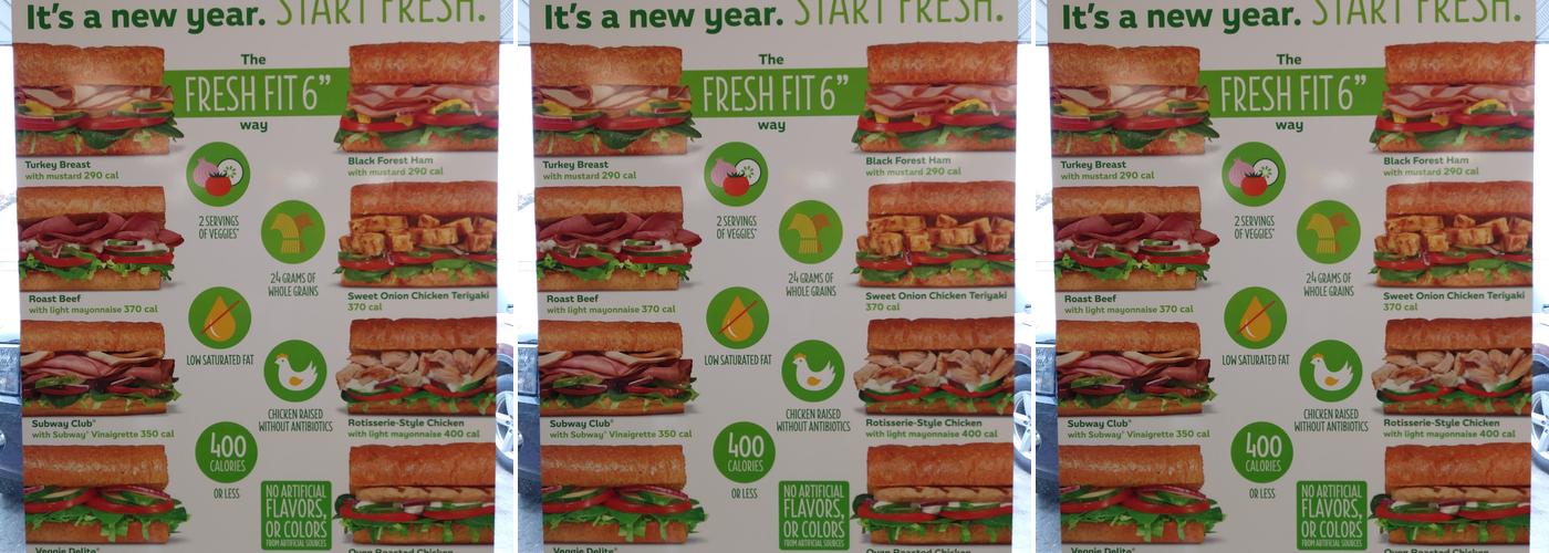Subway Menu