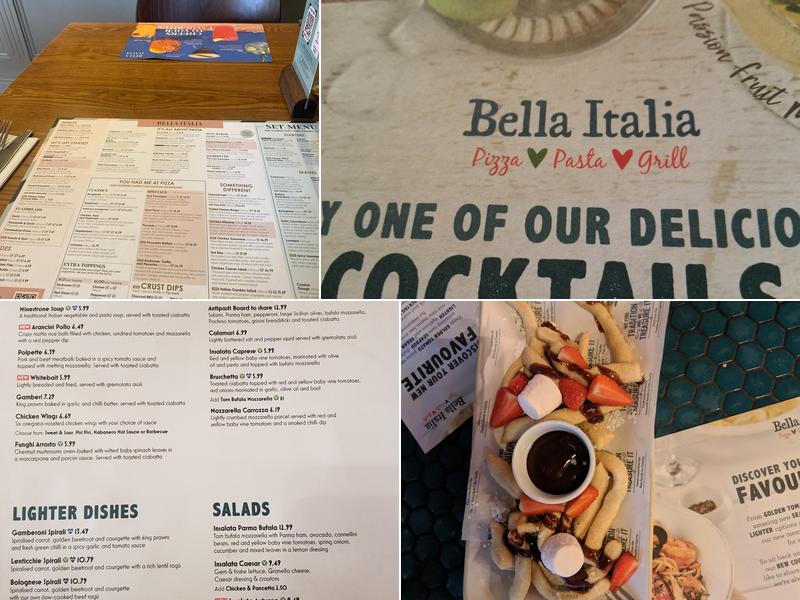 Bella Italia - Uxbridge Menu