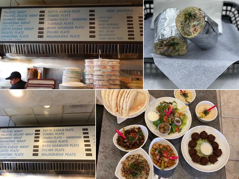 Mediterranean Wraps Menu