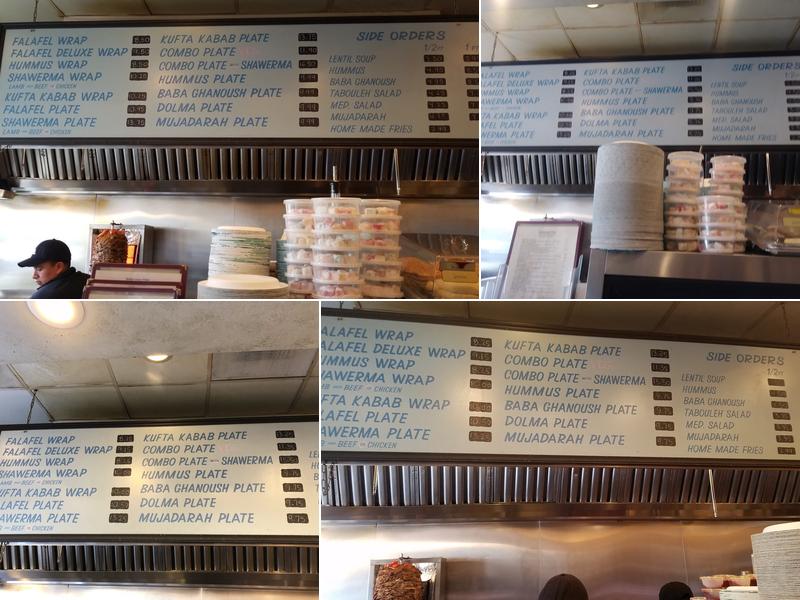 Mediterranean Wraps Menu