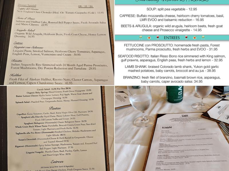 Cafe Pro Bono Menu