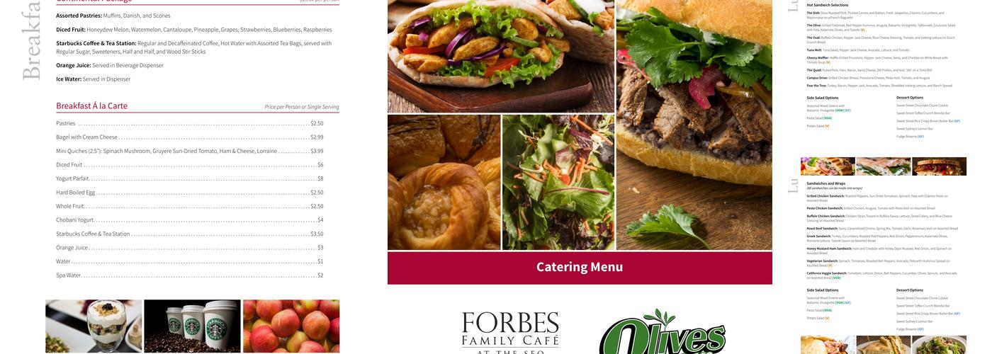 Olives at Building 160 Menu