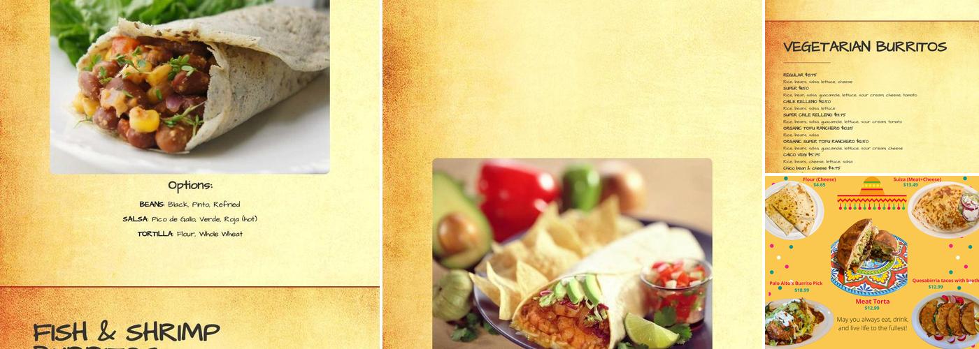 Como Esta Taqueria Menu