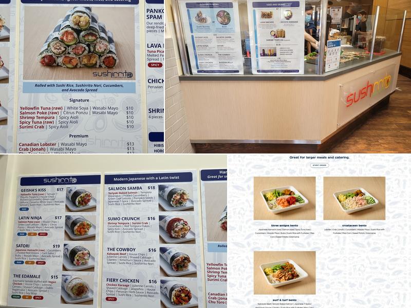 Sushirrito Menu