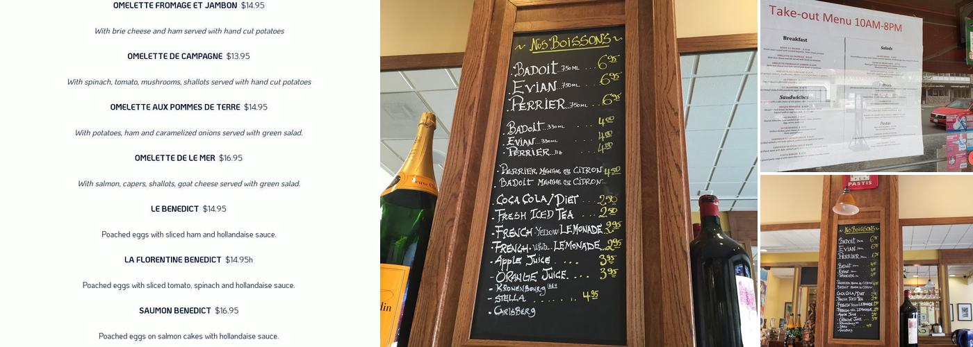 Pastis Menu