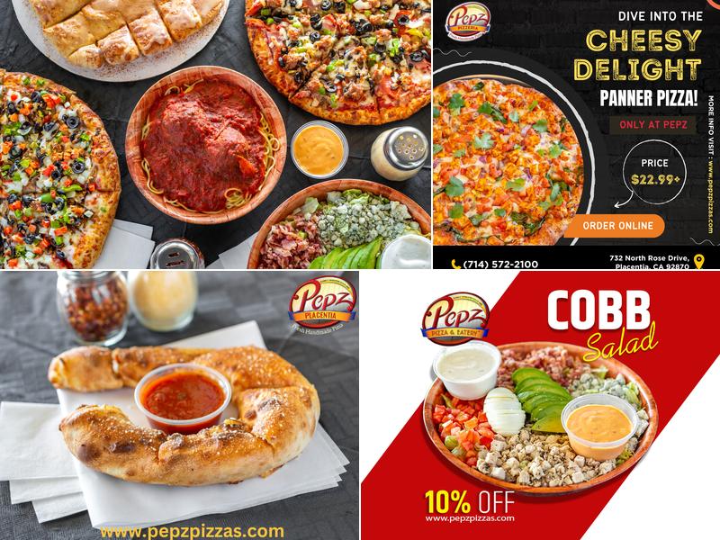 Pepz Pizza & Eatery Placentia Menu