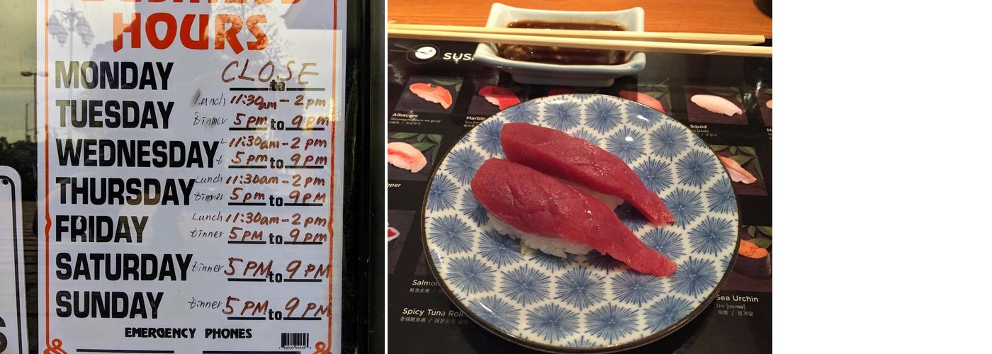 Maguroya Menu