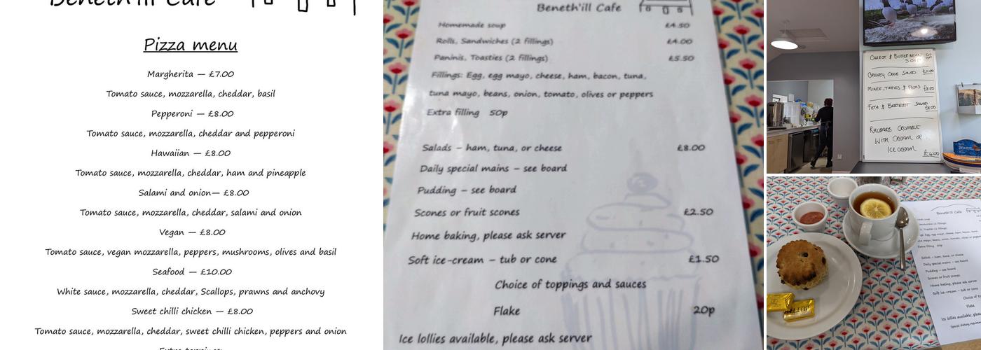 Beneth'Ill Cafe Menu