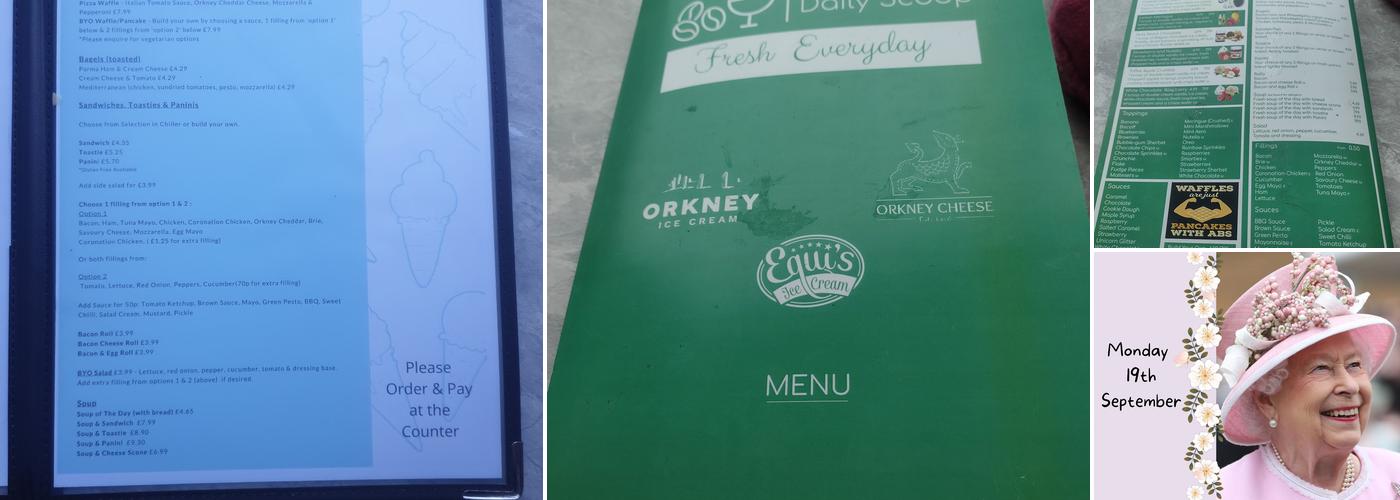 The Daily Scoop Menu