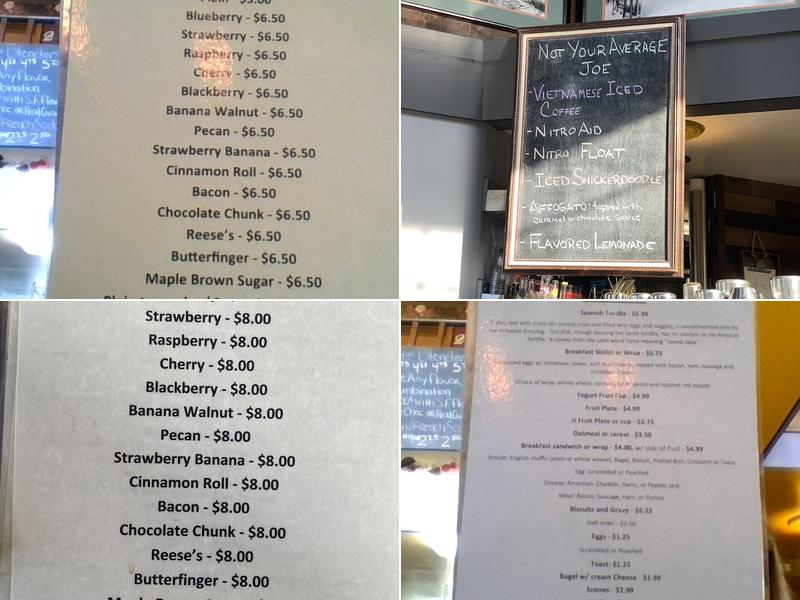 L.A.'s Coffee Cafe Menu