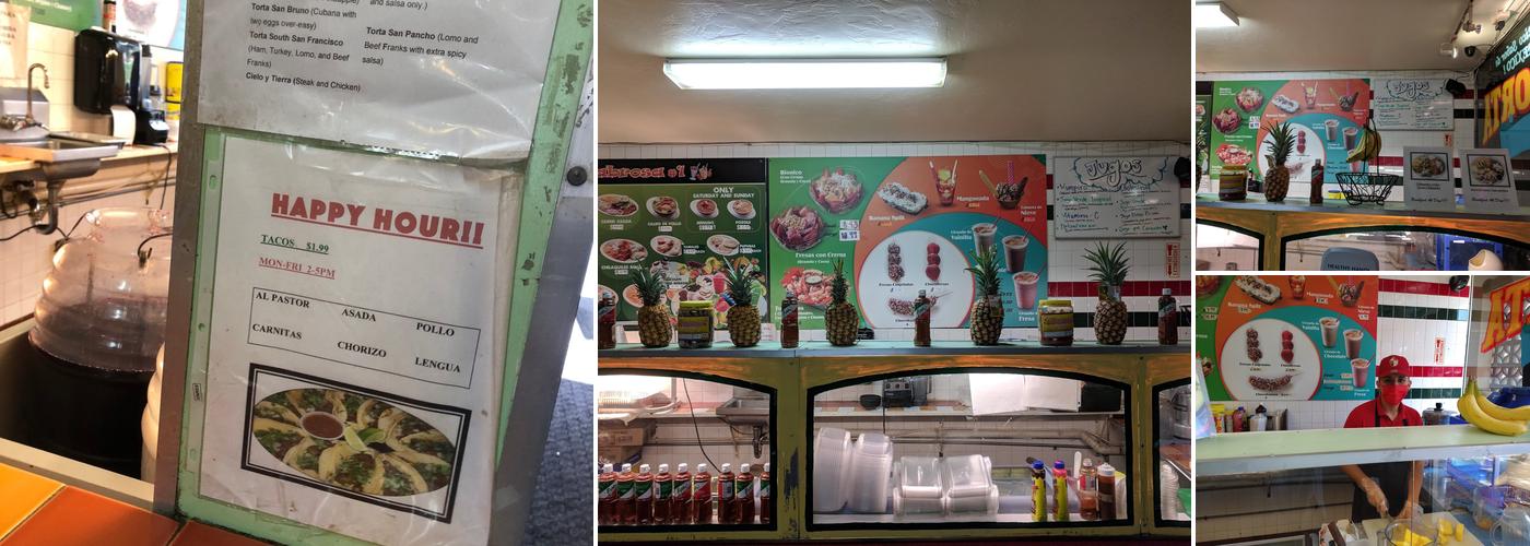 La Torta Sabrosa Menu