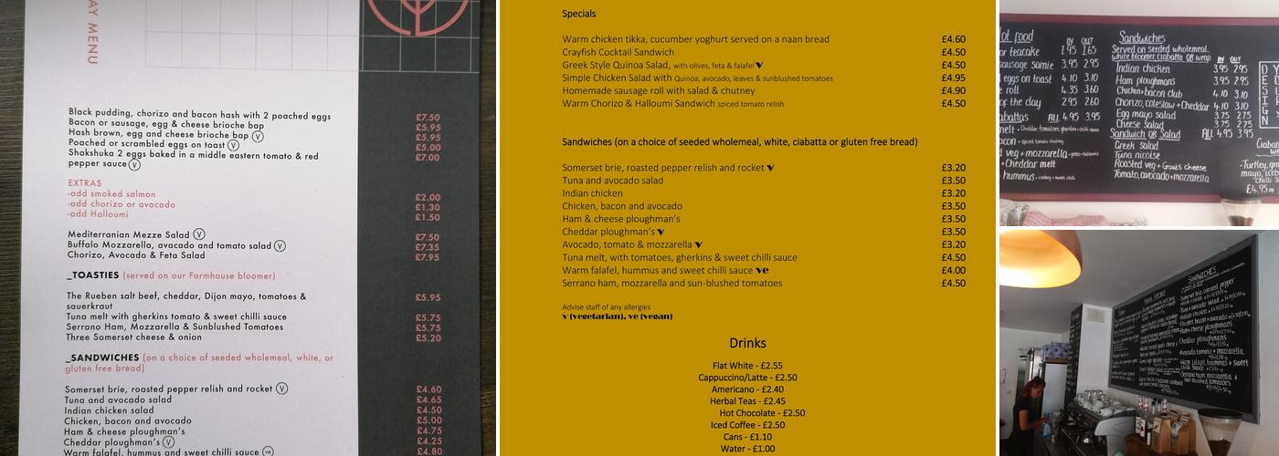 Shoreditch White Menu