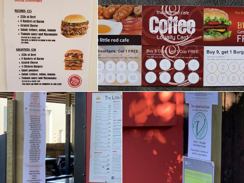 The Little Red Café Menu