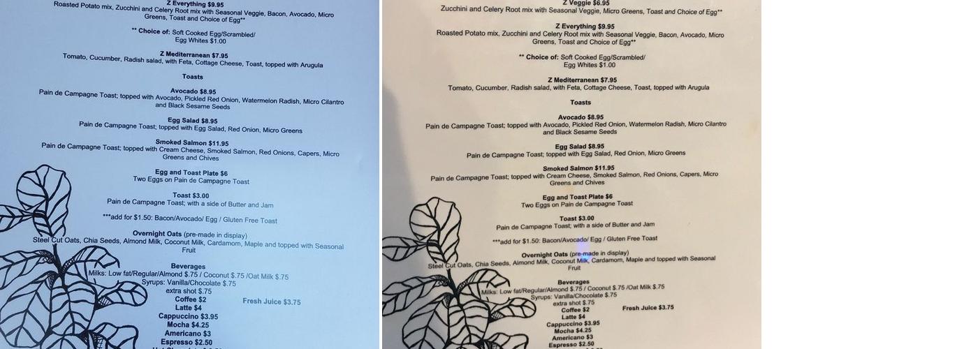 zpizza Menu
