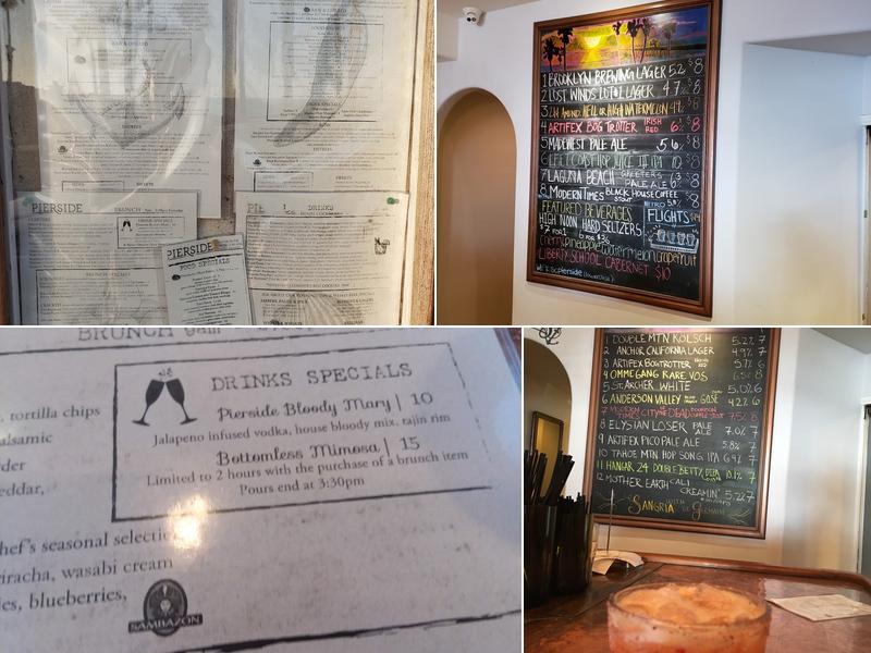 Pierside Kitchen & Bar Menu