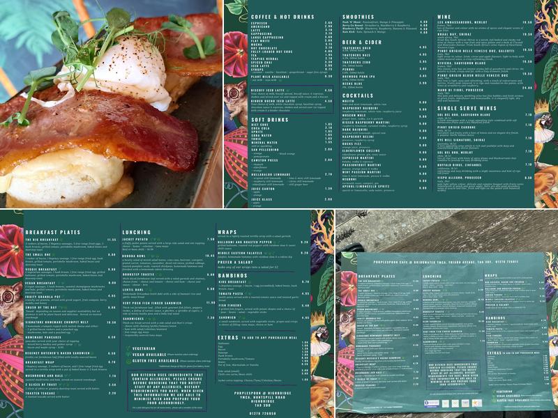 The Purplespoon Cafe, Catering & Events Menu