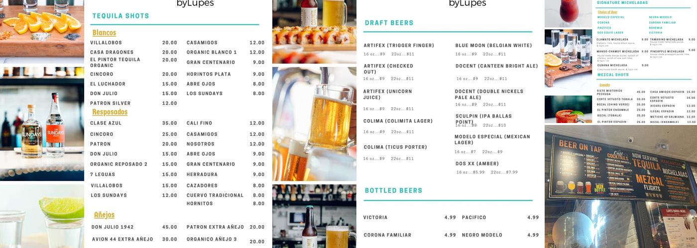 Lupe’s Menu