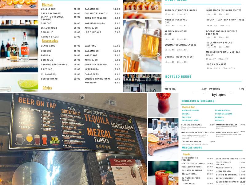 Lupe’s Menu