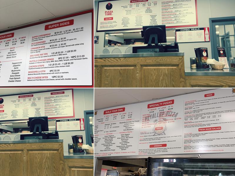 Puyallup Pizza “Pizza Time” Menu