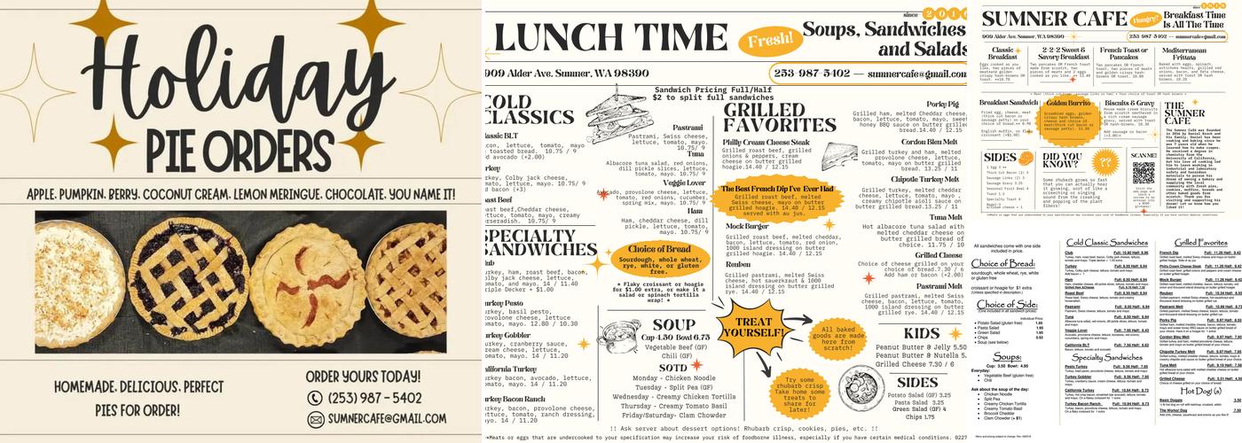 The Sumner Café & Catering Menu