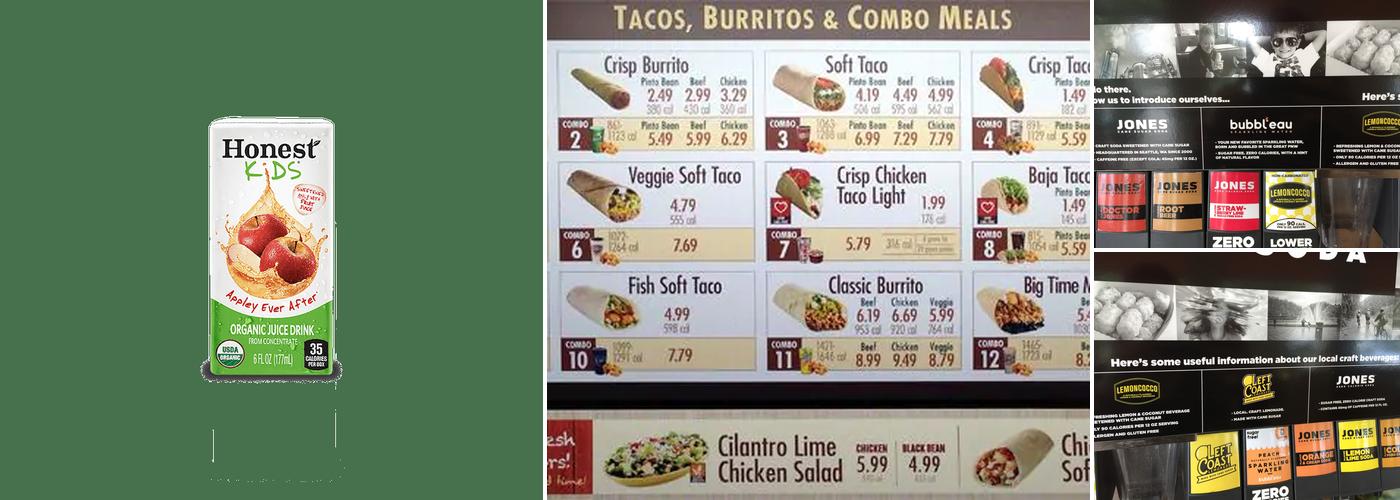 Taco Time Menu
