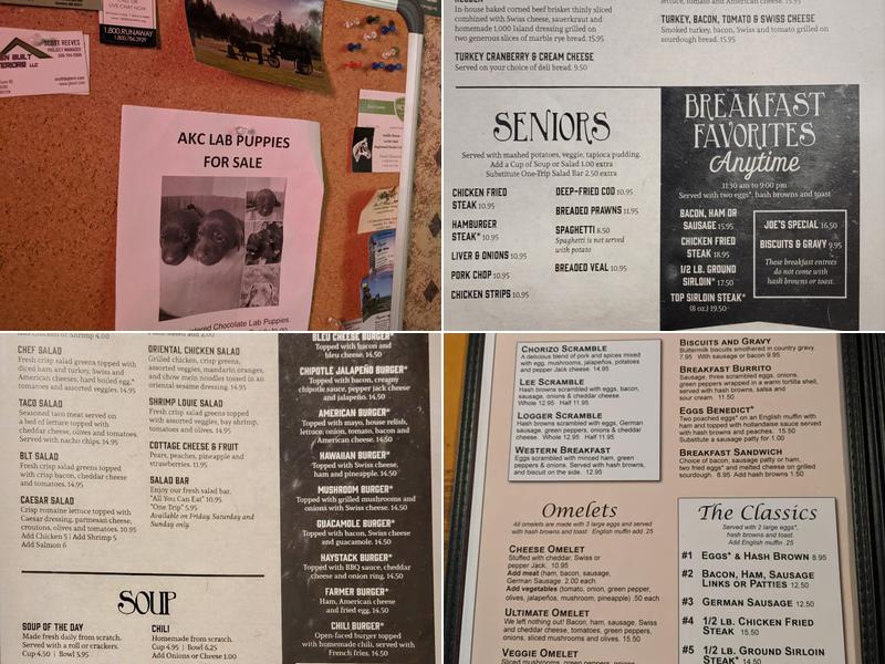 The Lee Restaurant & Lounge Menu